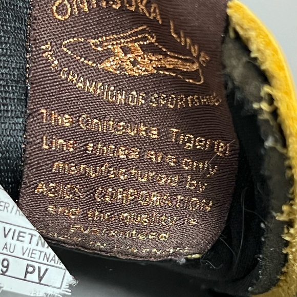 Onitsuka Tigers RARE Lei Lins Asics Unisex Sneakers Size 9 - Picture 5 of 6